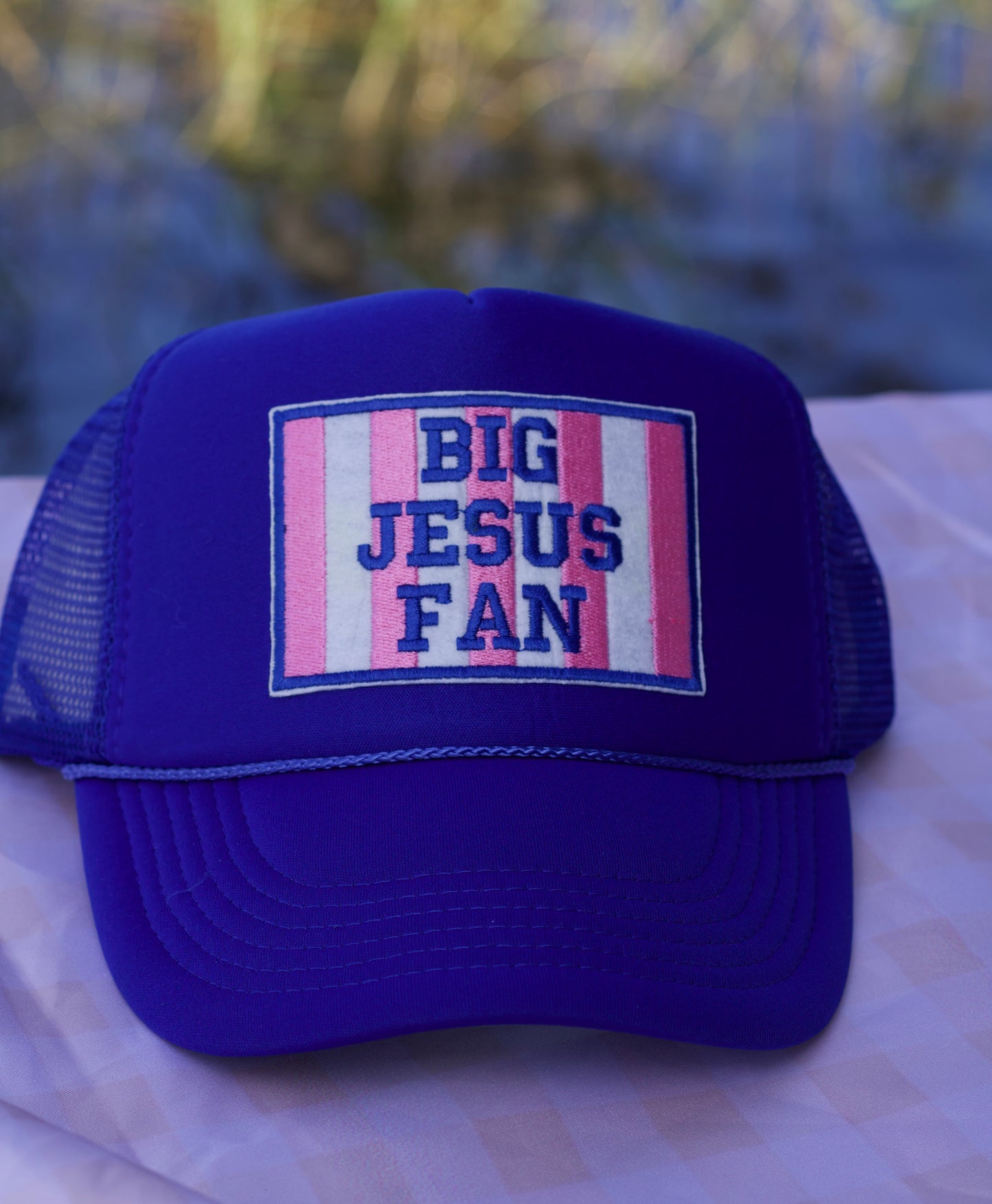 Big Jesus Fan Trucker hat