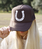 Horseshoe trucker hat