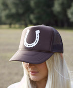 Horseshoe trucker hat