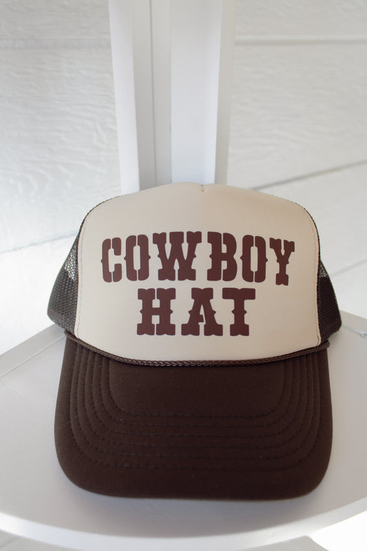 “Cowboy hat” Trucker hat